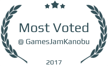 Most Voted@ GamesJamKanobu (2017)